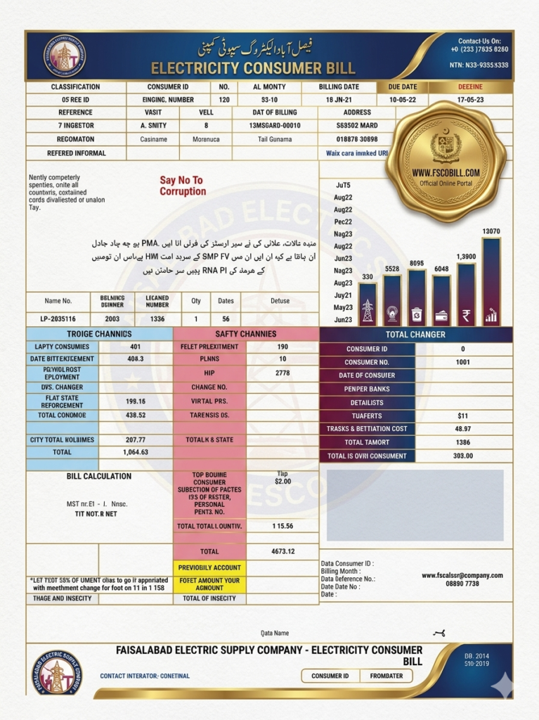 FESCO Duplicate Bill May 2026