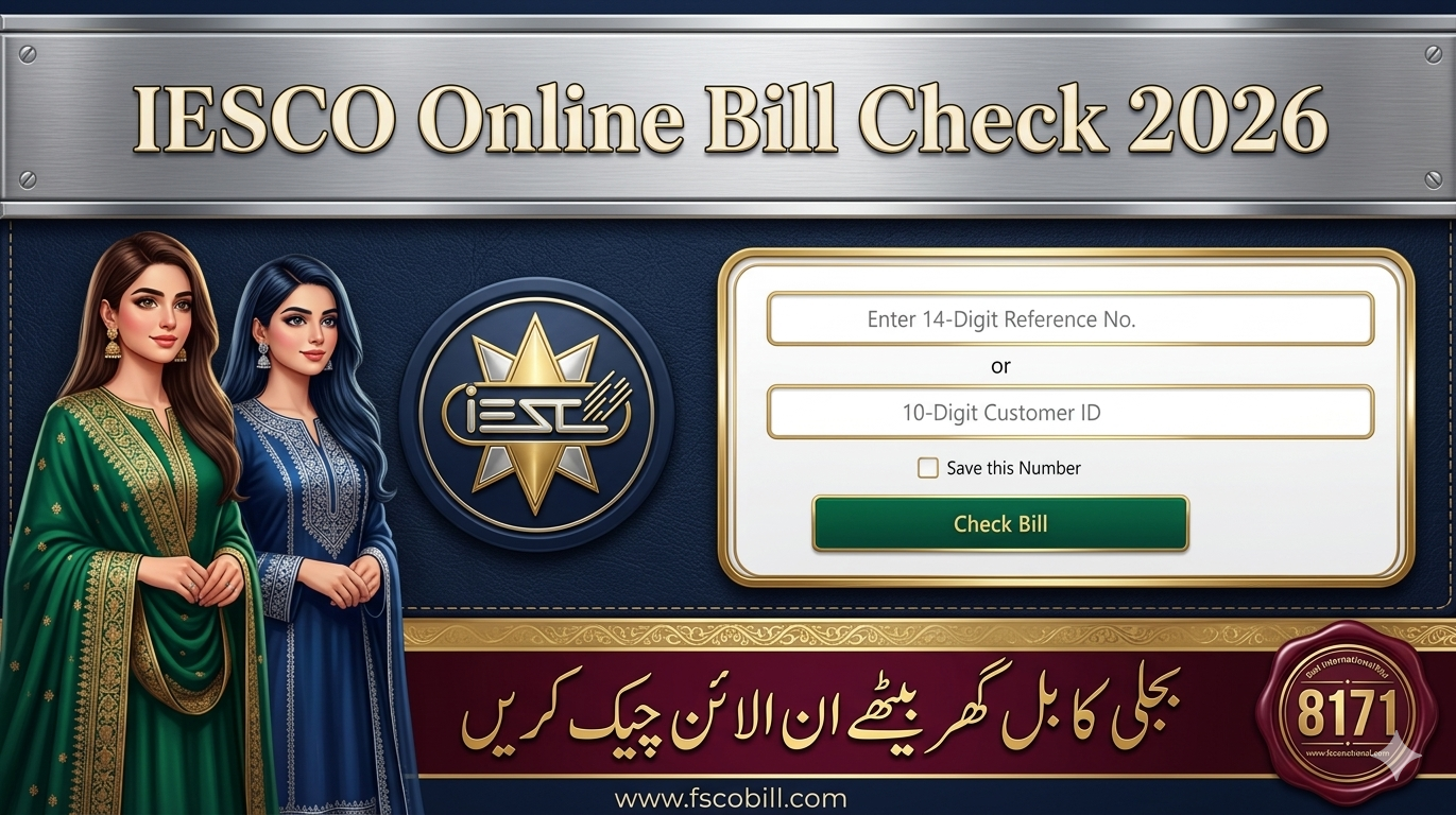 IESCO Bill Online Check 2026