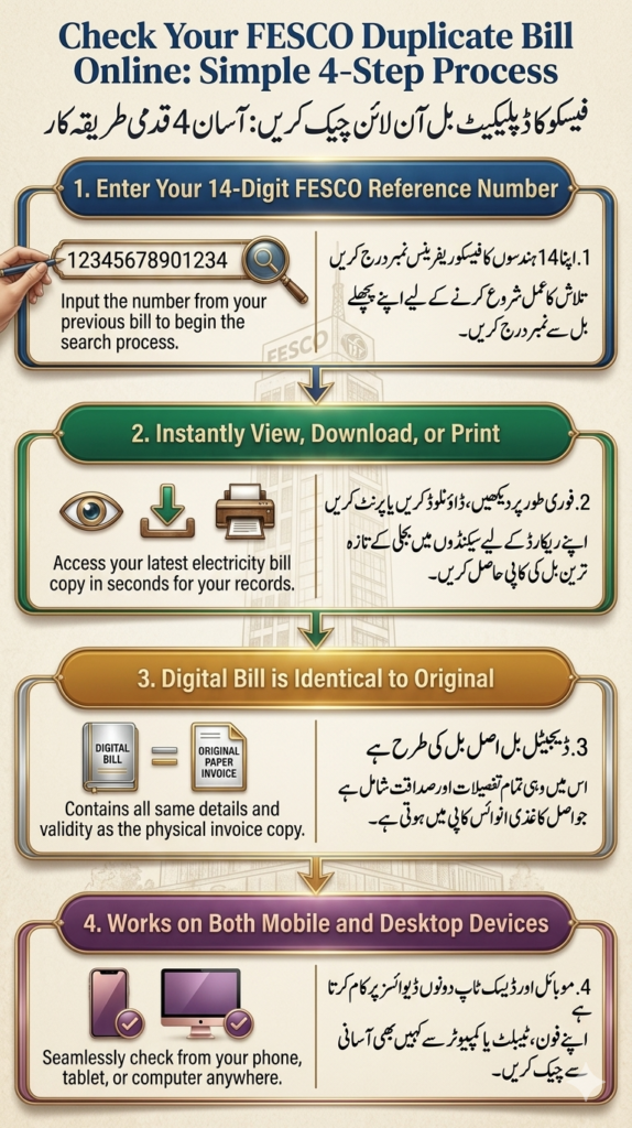 Check FESCO Bill Online