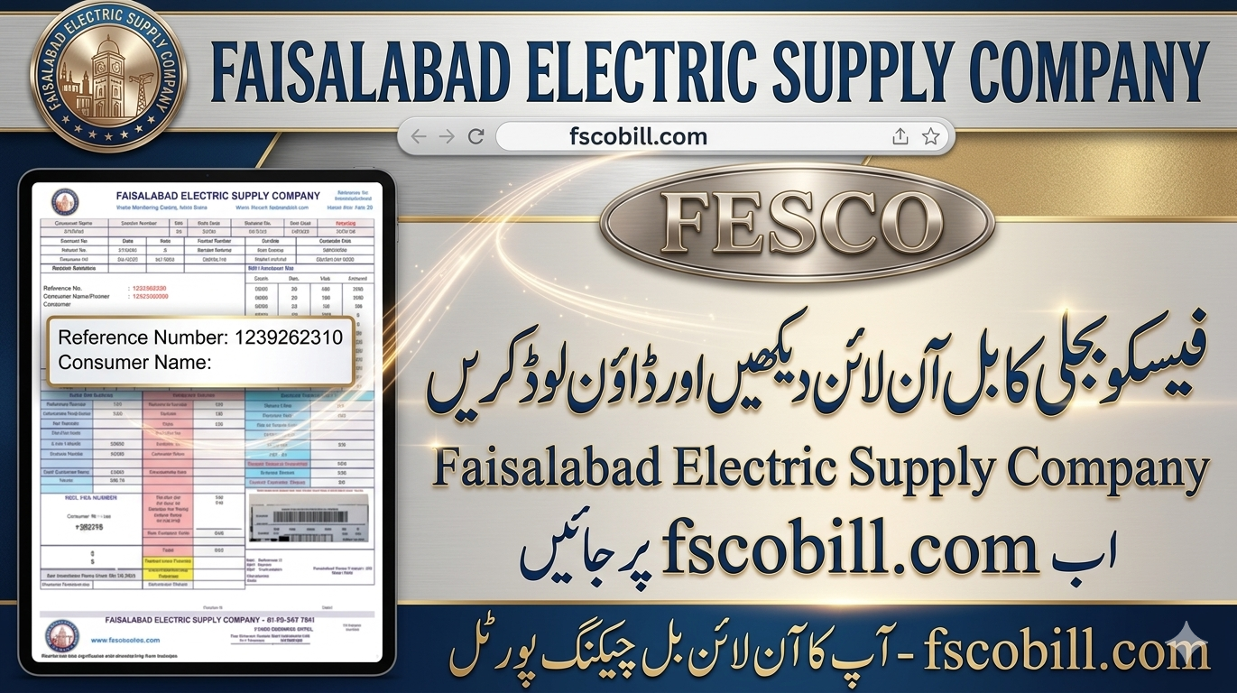 Check FESCO Bill Online 2026