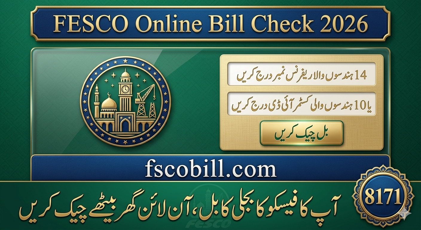 Check FESCO Bill Online